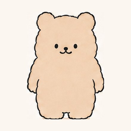 くまの立ち絵